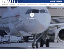 Tablet Screenshot of apextrans.ch